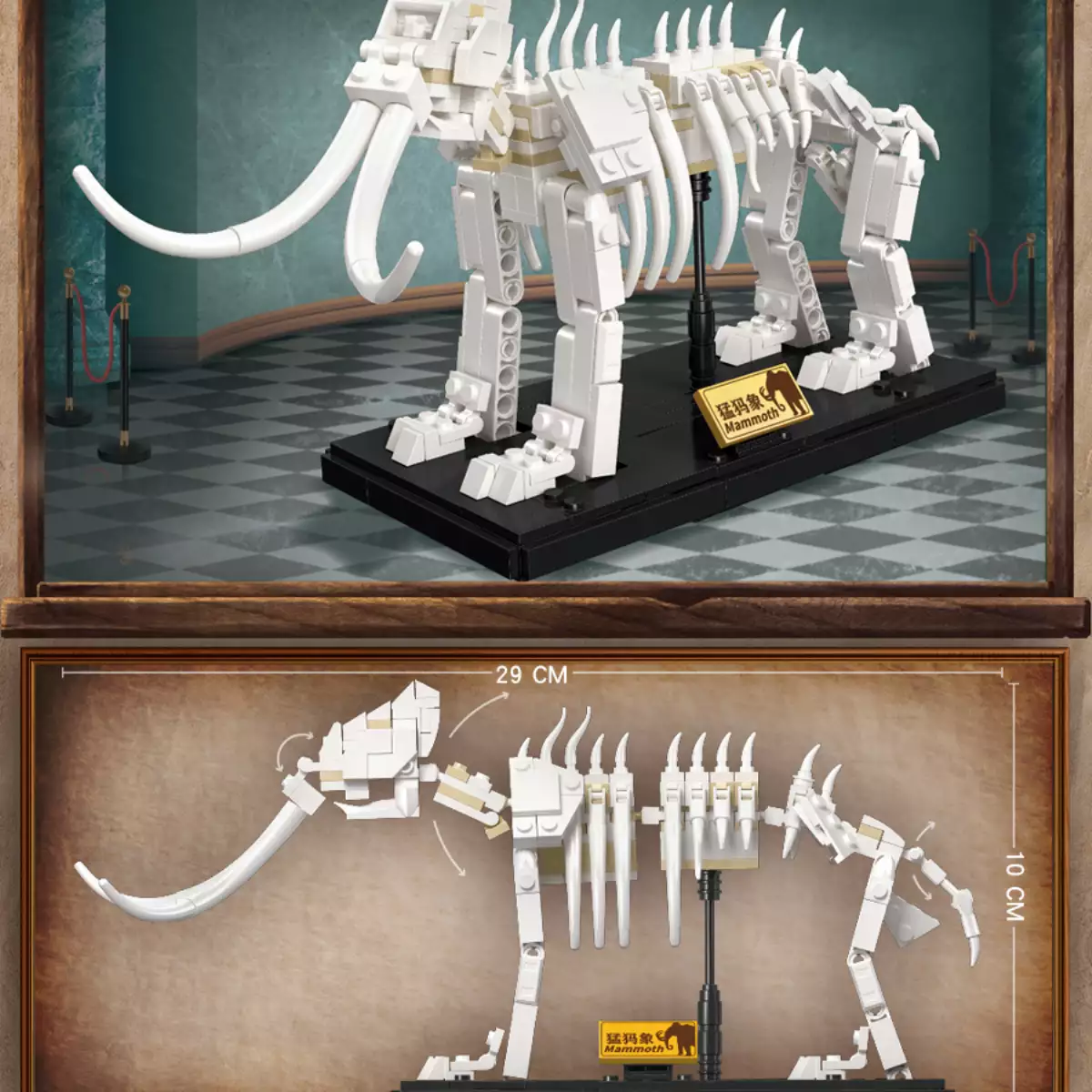 Mammouth Squelette En Briques
