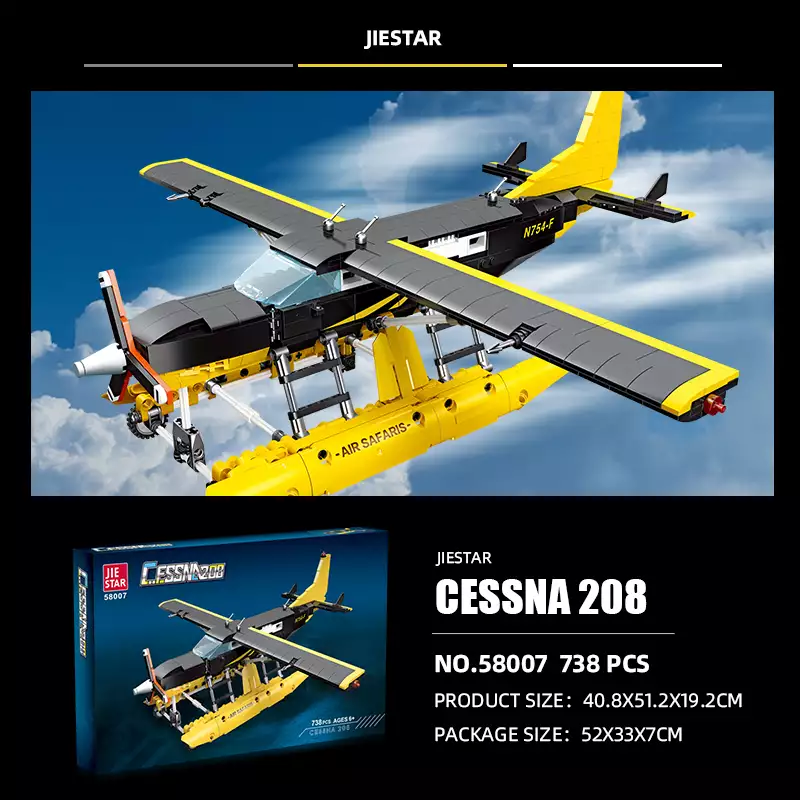 Cessna 208 Hydravion En Briques copie