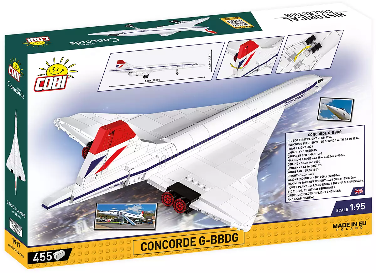 Concorde British Airways En Briques