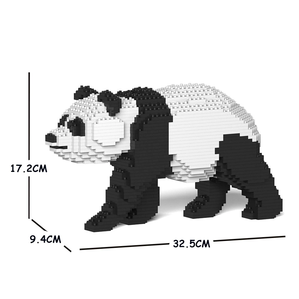 Panda qui marche En Briques Marque Jekca®